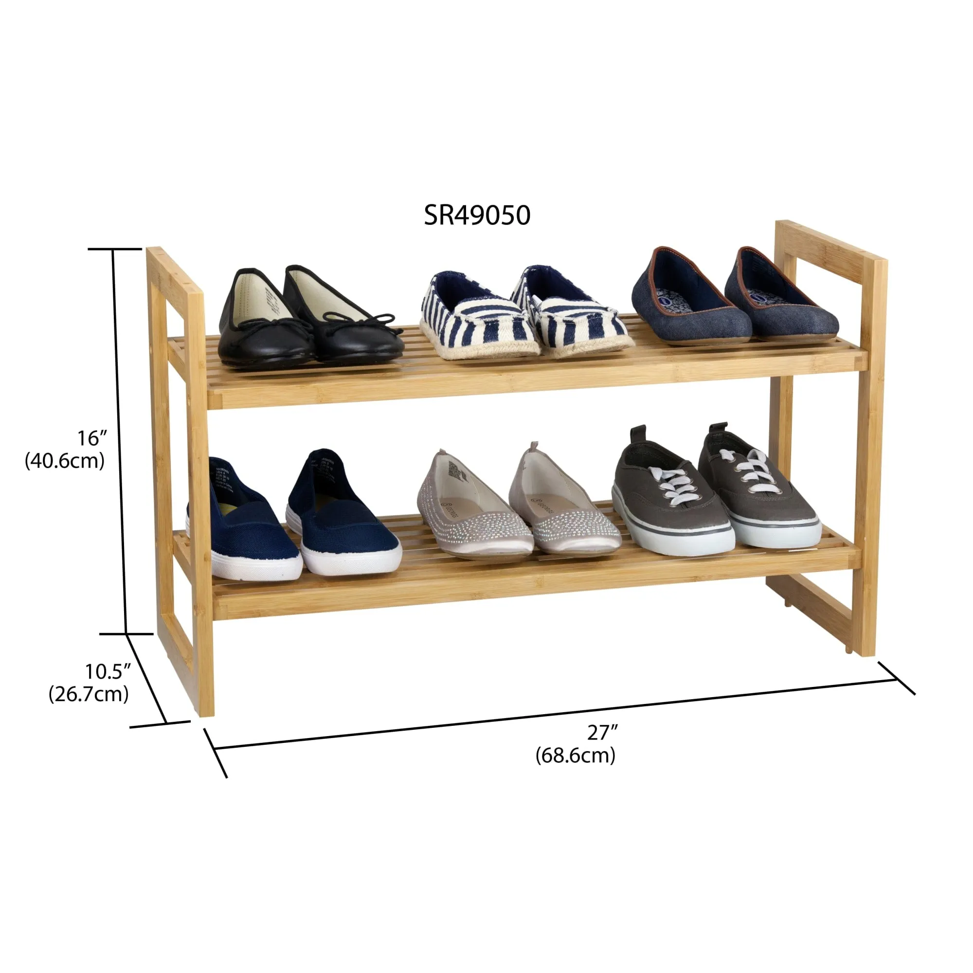 Bamboo Shoe Rack