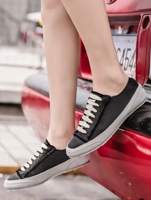 Classic Panel Satin Sneakers