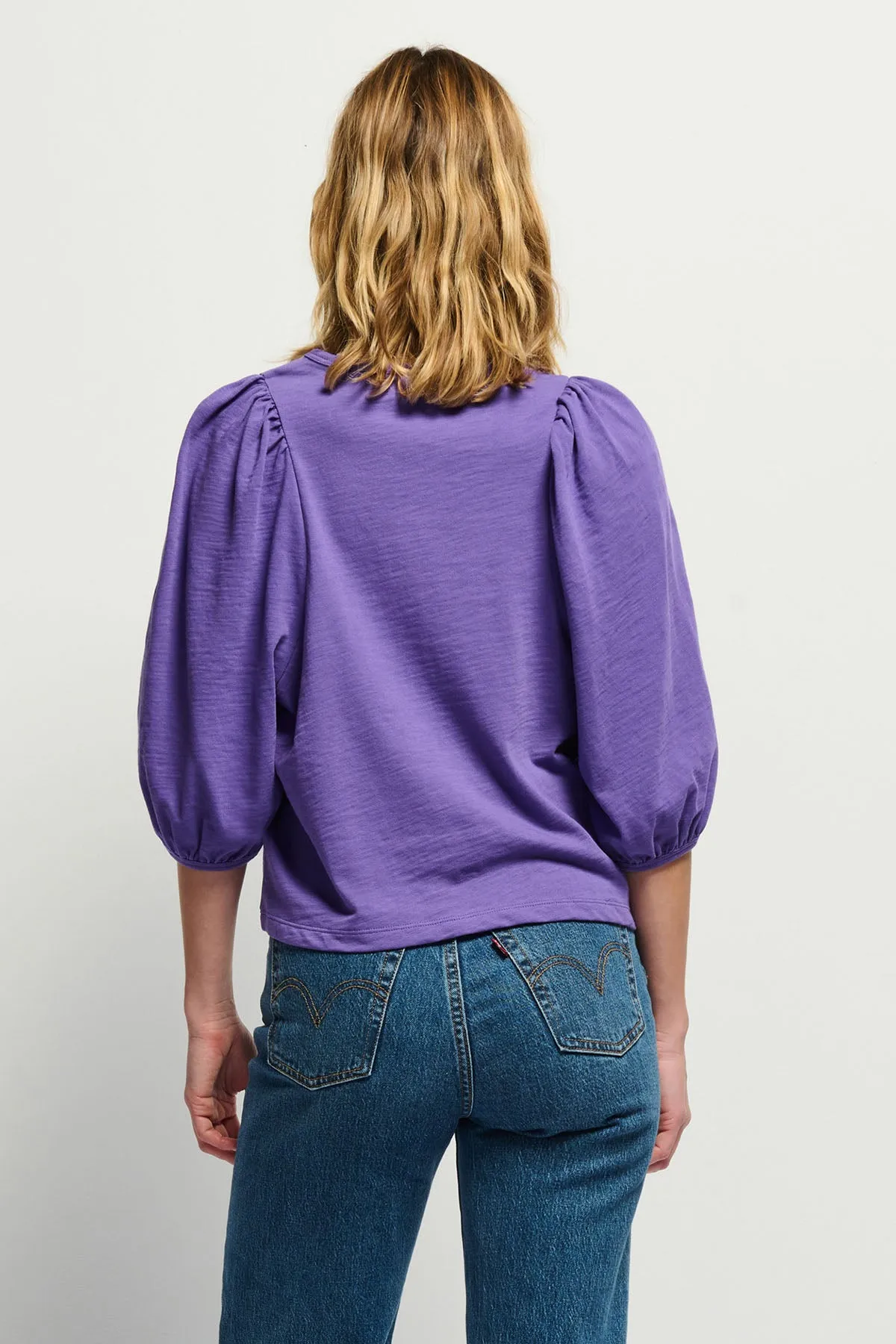 Evita Balloon Sleeve Top
