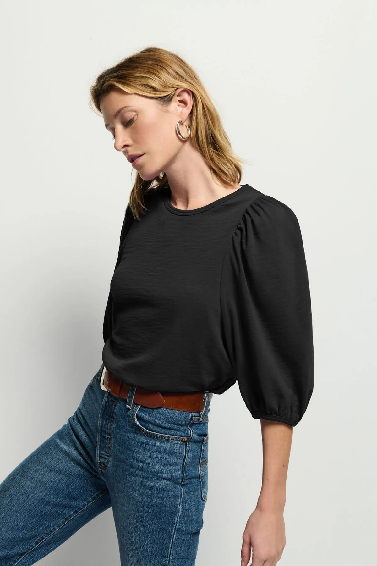 Evita Balloon Sleeve Top