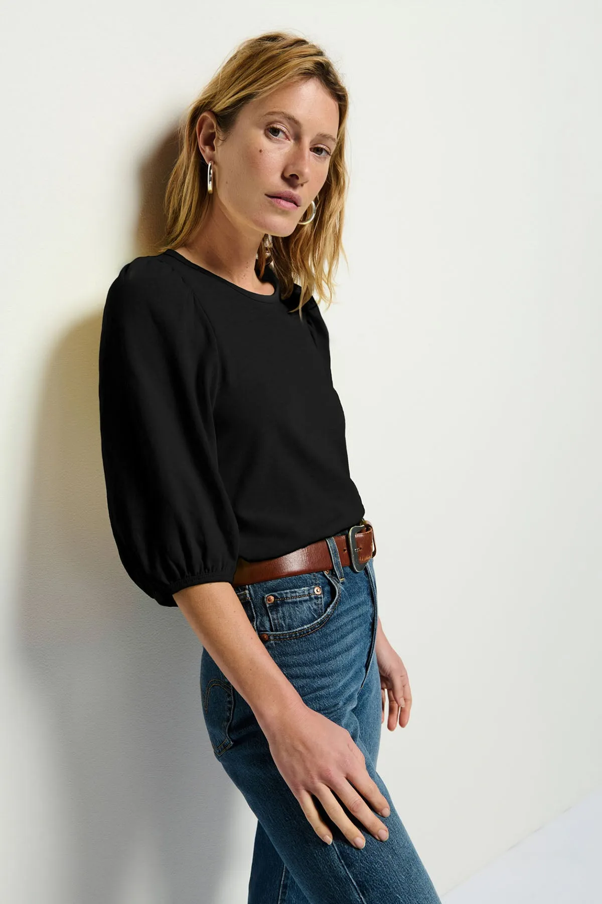 Evita Balloon Sleeve Top