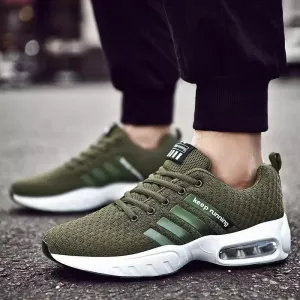 Flying Woven Breathable Mesh Running Sneakers
