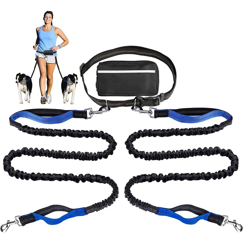 Hot Sale 49% OFFAdjustable Hands-Free Dog Lead with Waist Bag