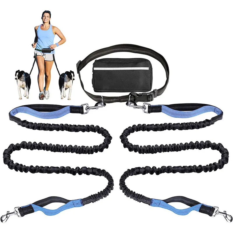 Hot Sale 49% OFFAdjustable Hands-Free Dog Lead with Waist Bag