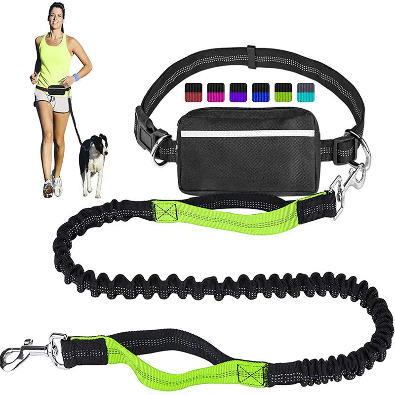 Hot Sale 49% OFFAdjustable Hands-Free Dog Lead with Waist Bag
