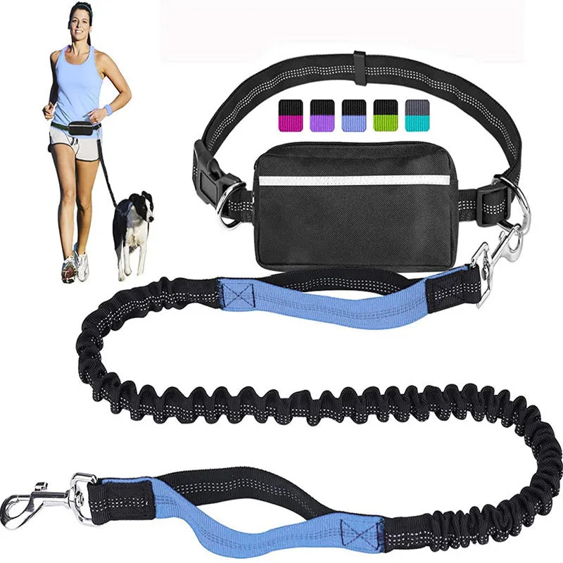 Hot Sale 49% OFFAdjustable Hands-Free Dog Lead with Waist Bag