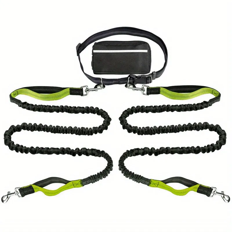 Hot Sale 49% OFFAdjustable Hands-Free Dog Lead with Waist Bag