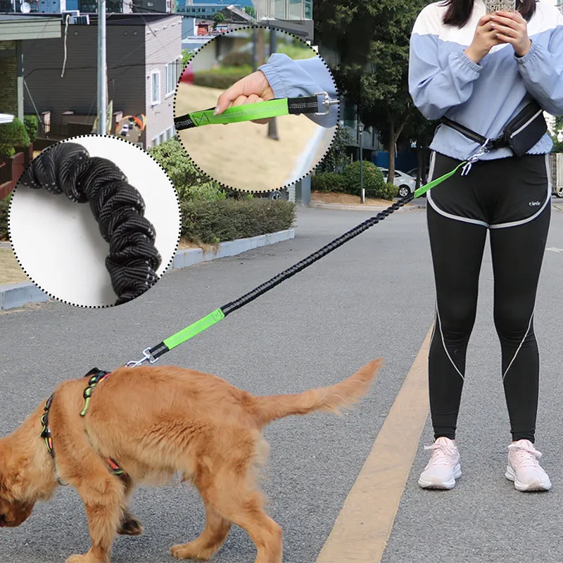 Hot Sale 49% OFFAdjustable Hands-Free Dog Lead with Waist Bag