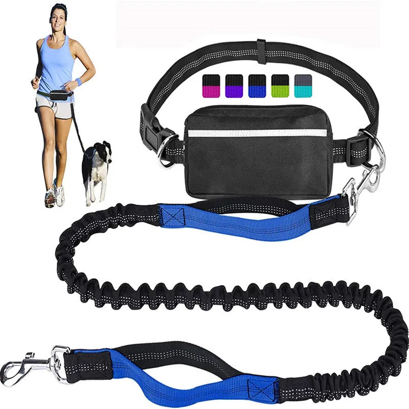 Hot Sale 49% OFFAdjustable Hands-Free Dog Lead with Waist Bag