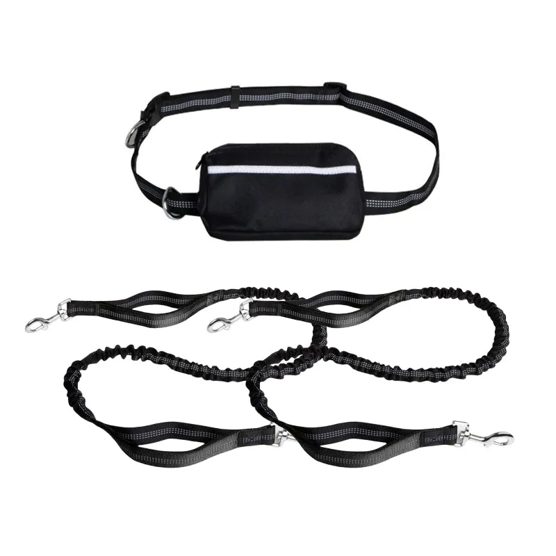 Hot Sale 49% OFFAdjustable Hands-Free Dog Lead with Waist Bag