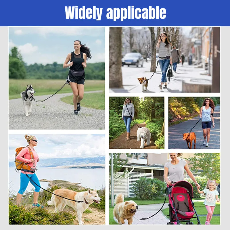 Hot Sale 49% OFFAdjustable Hands-Free Dog Lead with Waist Bag