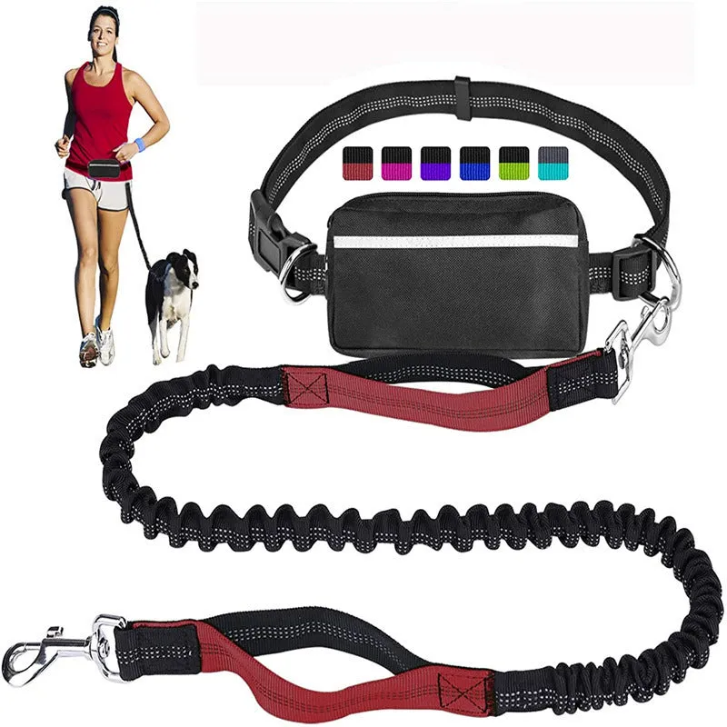 Hot Sale 49% OFFAdjustable Hands-Free Dog Lead with Waist Bag
