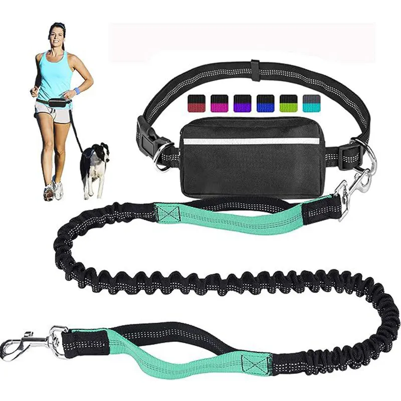 Hot Sale 49% OFFAdjustable Hands-Free Dog Lead with Waist Bag