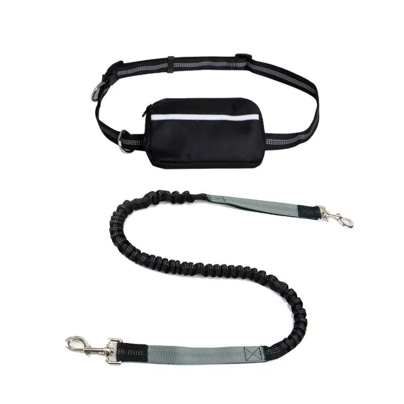 Hot Sale 49% OFFAdjustable Hands-Free Dog Lead with Waist Bag