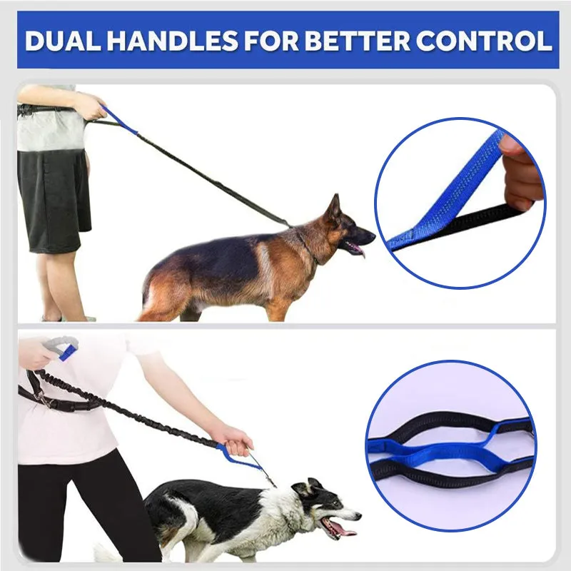 Hot Sale 49% OFFAdjustable Hands-Free Dog Lead with Waist Bag