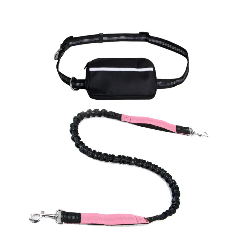 Hot Sale 49% OFFAdjustable Hands-Free Dog Lead with Waist Bag