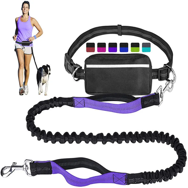 Hot Sale 49% OFFAdjustable Hands-Free Dog Lead with Waist Bag