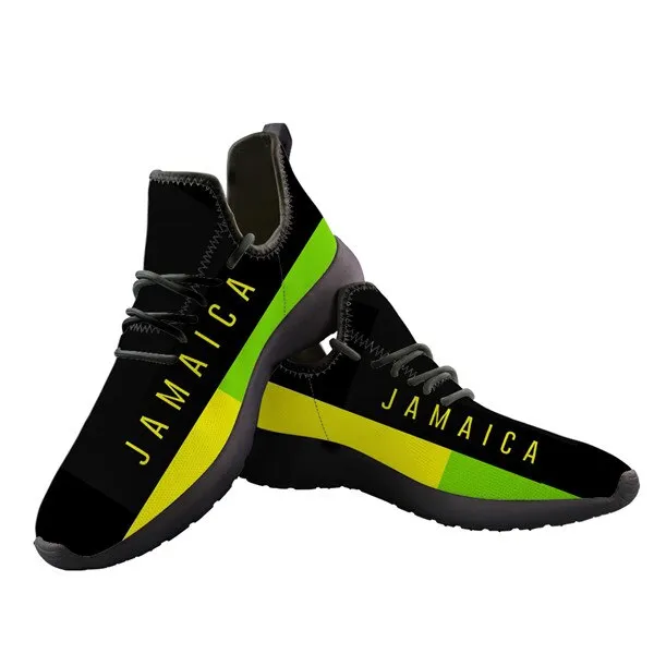 Jamaica Flag 3D Lightweight Sneakers
