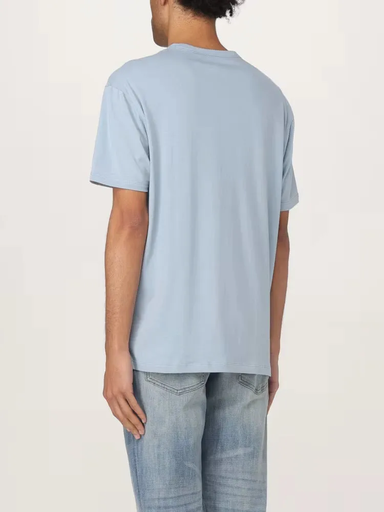 Regular Fit T-shirts (Ashley Blue) - 8NZT76Z8H4ZU9287
