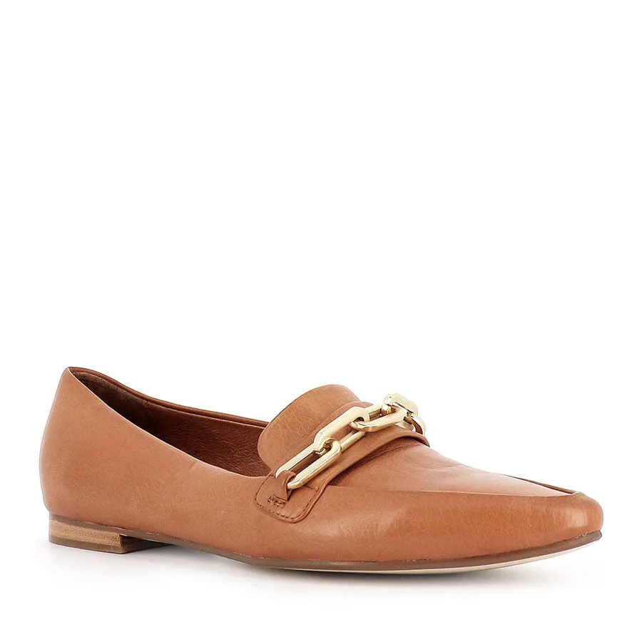 SHIRA - DARK TAN LEATHER