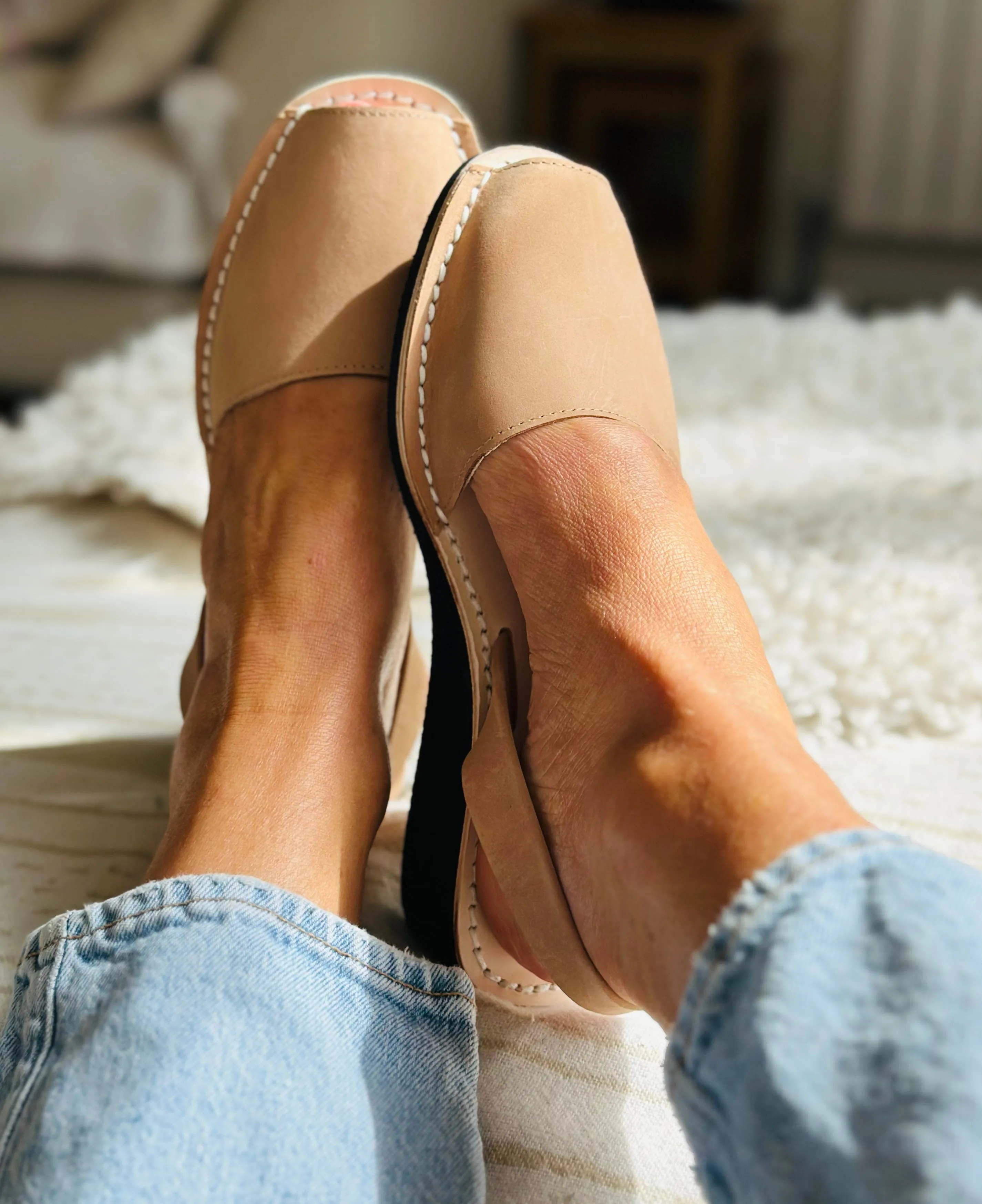 Tan Nubuck Lightweight Wedge