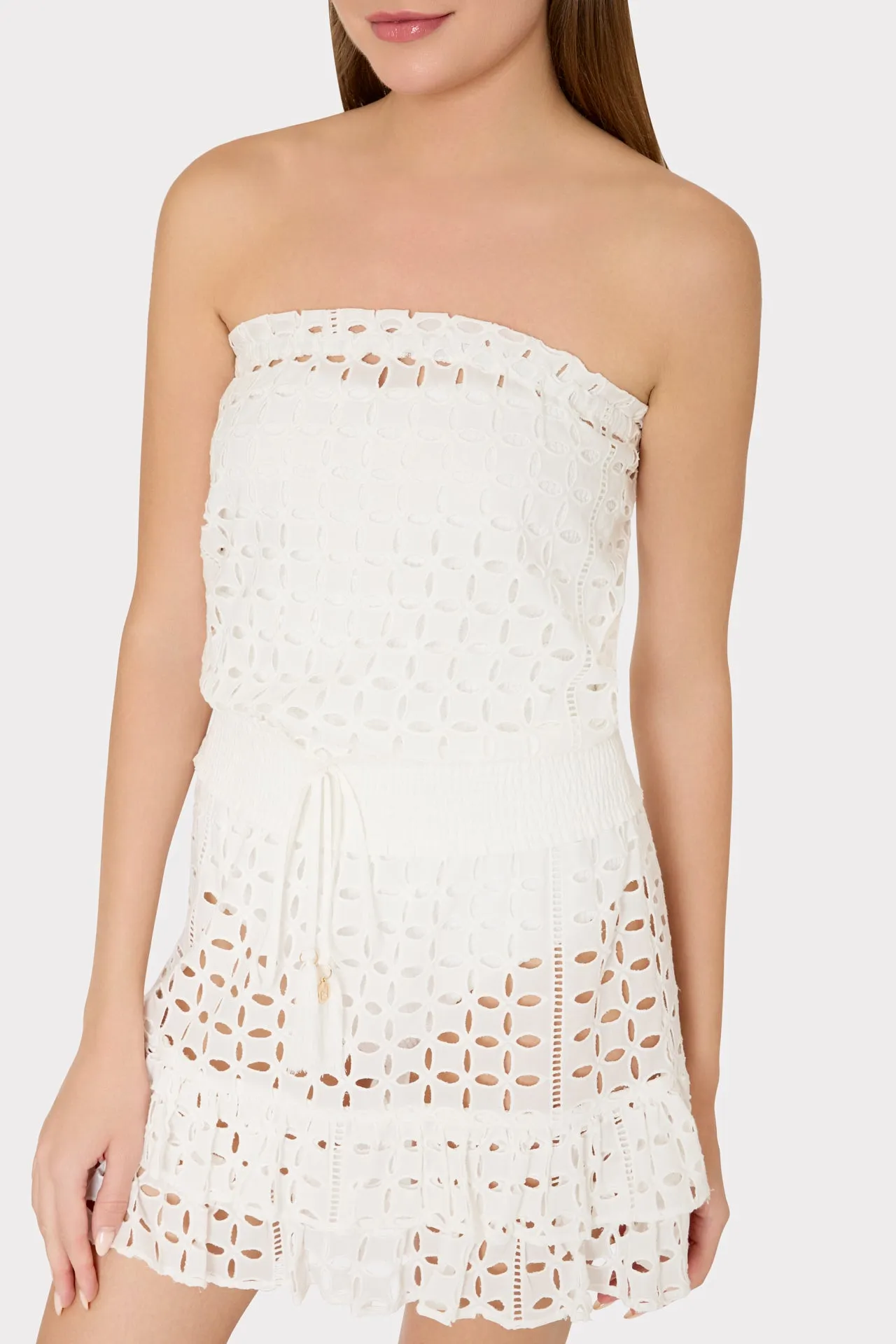 Verity Cotton Eyelet Dress