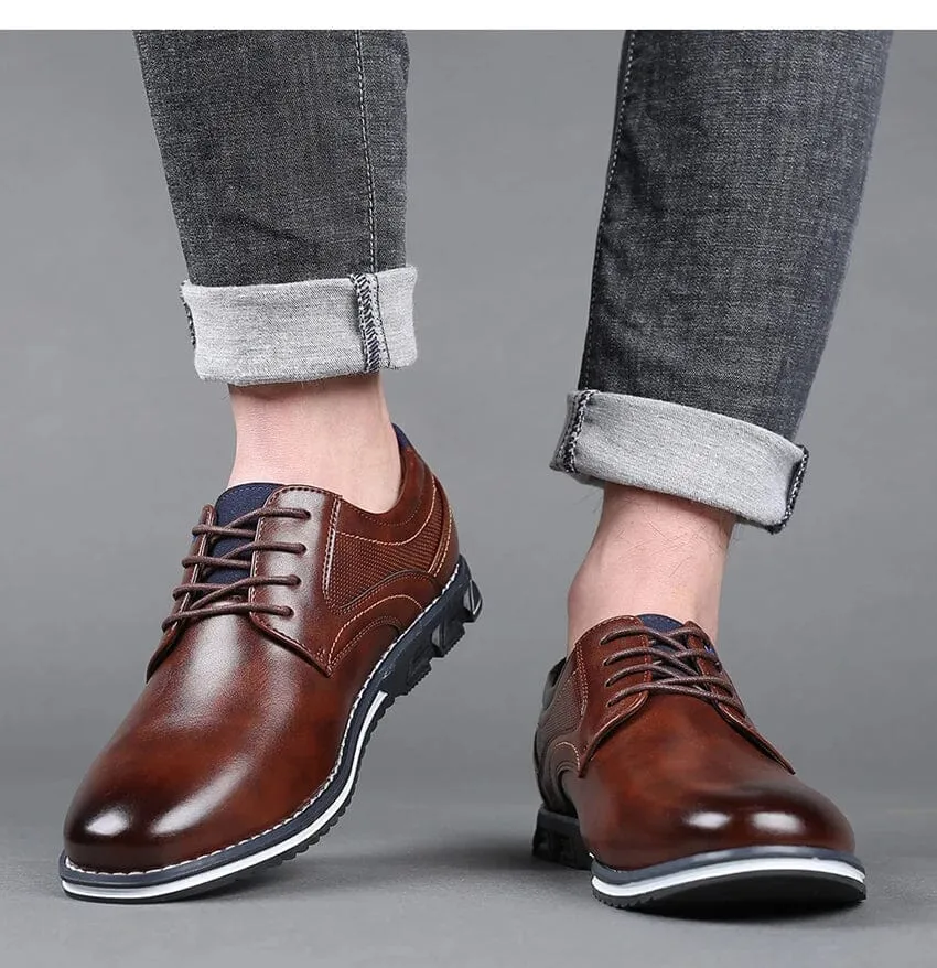 Vitorini Leather Oxford Shoes