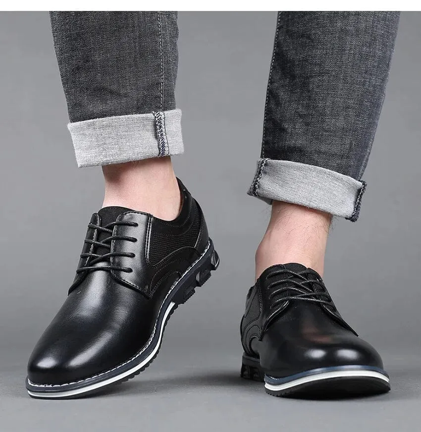 Vitorini Leather Oxford Shoes
