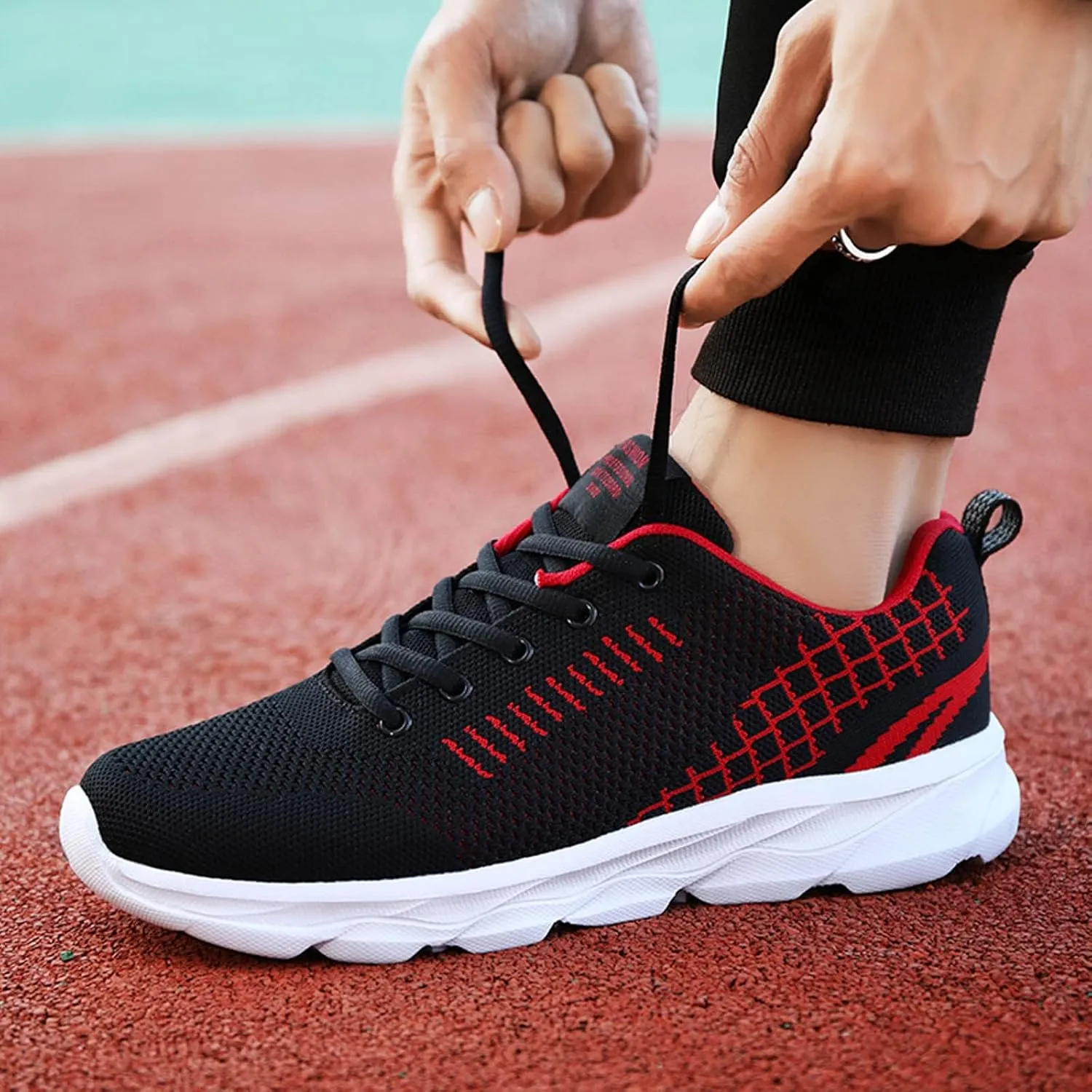 Womens Running Shoes Lightweight Breathable No Slip Running Shoes for Men Wide Width Women Casual Shoes Fashion Sneakers Black Tennis Shoe Trainers Shoe