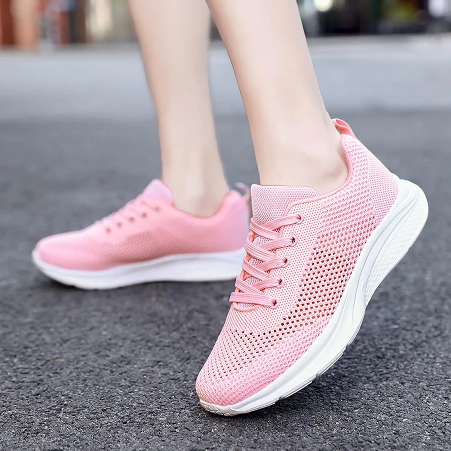 Women's Walking Shoes Lightweight Breathable Running Shoes Tennis Shoes Womens Gym Women Shoes Casual Women Shoes Sneakers Red Tennis Shoe Cross Trainer Shoe